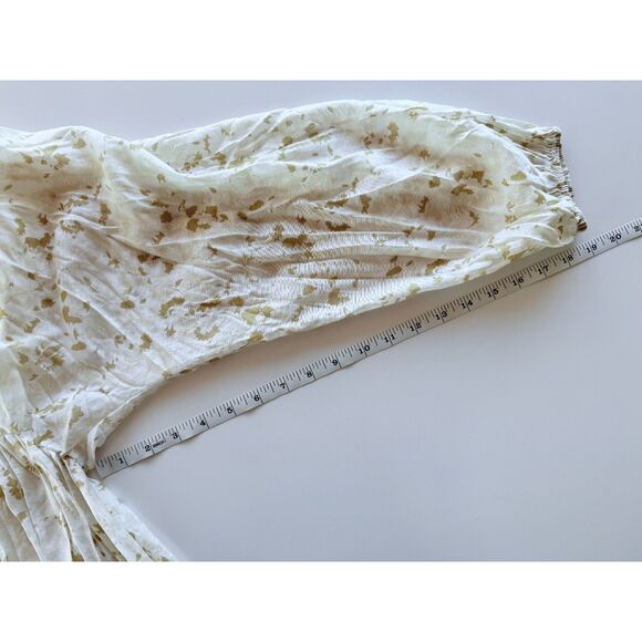 NWT Samsoe Samsoe Gertrud Empire Waist Midi Dress in Desert Flower Size Medium - Picture 16 of 16